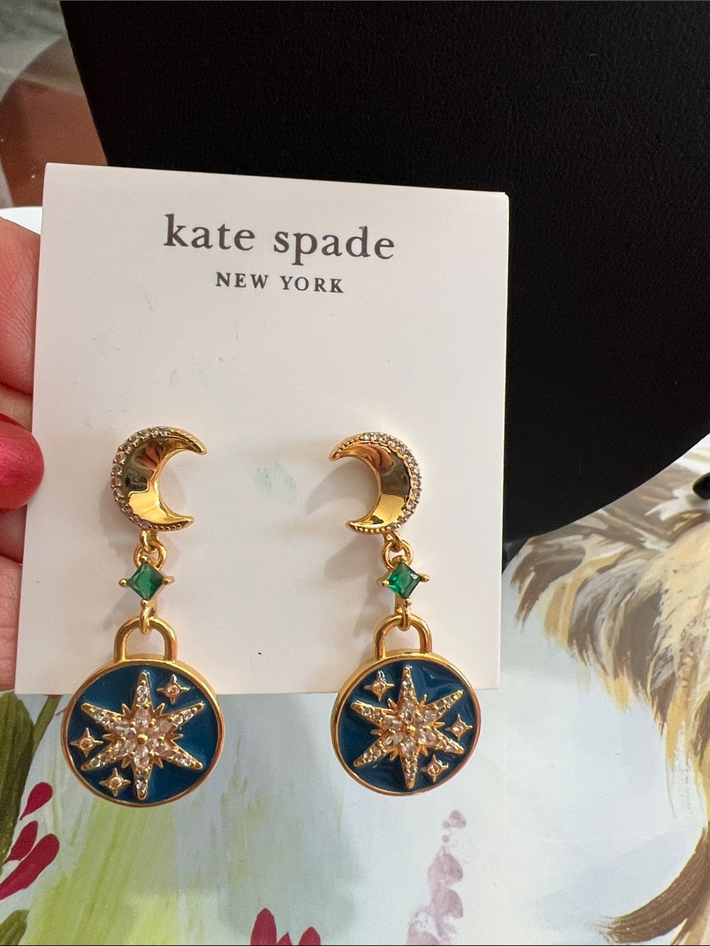 kate spade Like Magic Celestial Drop Earrings